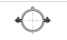 ACO PIPE Rohrschelle mit Gew.