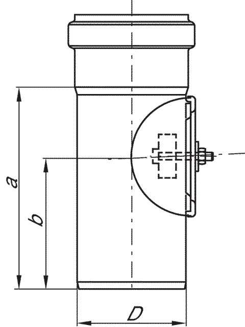 ACO Reinigungsrohr PIPE d250 (417128)/1.4404