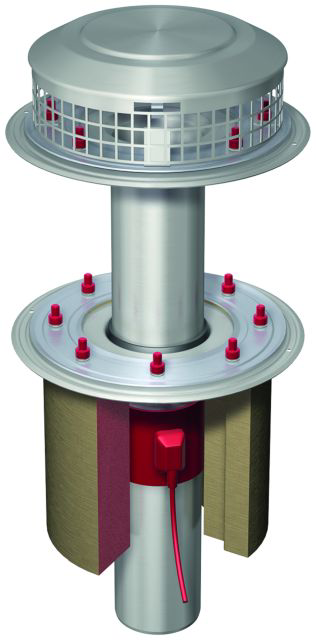 ACO Flachdachablauf Spin V2A DN100