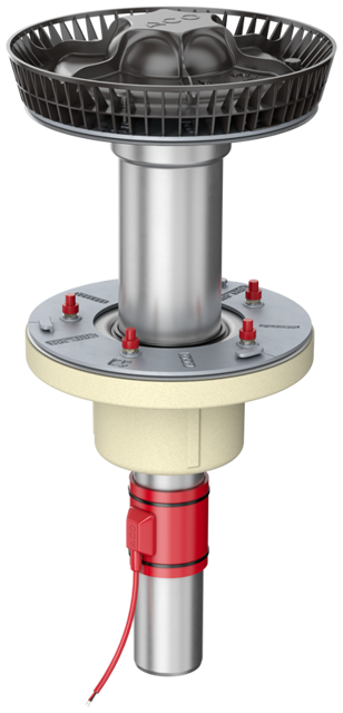 ACO Flachdachabl. Variant-Jet DN70/90 Grad/2-tlg.