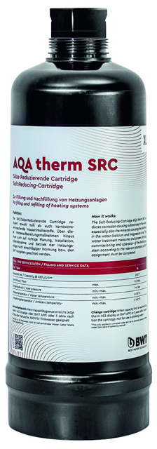 BWT AQA therm SRC M, Kartusche salzreduz., Kapa. ca.140 l bei 420myS/cm