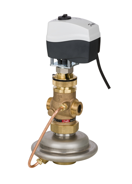 Danfoss Vol.-stromregl. mit Stellv. AVQM DN15, Kvs 2,5, PN25, RG5, G3/4 A