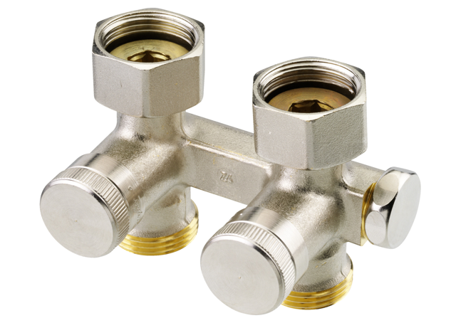 Danfoss Universalverschraubung RLV-K für Ventil-HK, Heizk, G 3/4, Durchgang