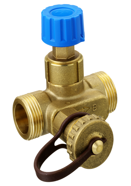 Danfoss Strangabsperrventil USV-M USV-M 15, G 3/4 AG, aufrüstbar