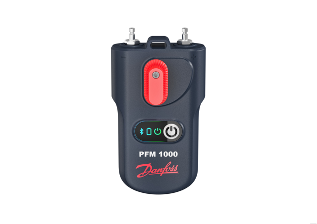 Danfoss Digitales Messgerat PFM 1000 inkl, Temp.fuhler, Messadapter, PN10