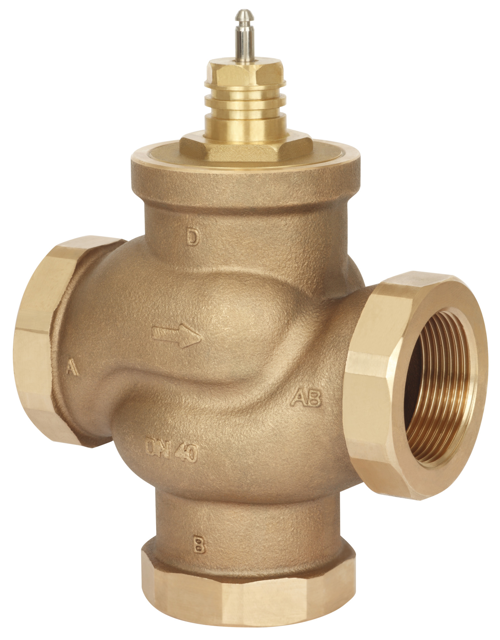 Danfoss 3-Wege-Ventil VRB3 DN 32, kvs 16, Innengewinde