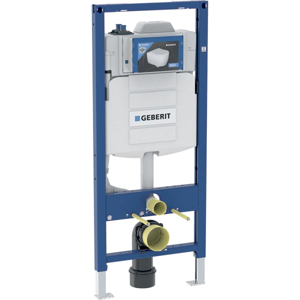 GE Duofix EL für WWC, 120cm, mit Sigma UP-SPK 12cm, mit HS50 Hygienesp./2 WA