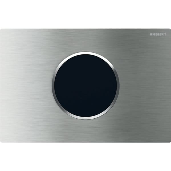 GE Sigma10 WC-Strg. rund, elek.Sp., Netz autom/bl, gebürstet, Etc/poliert