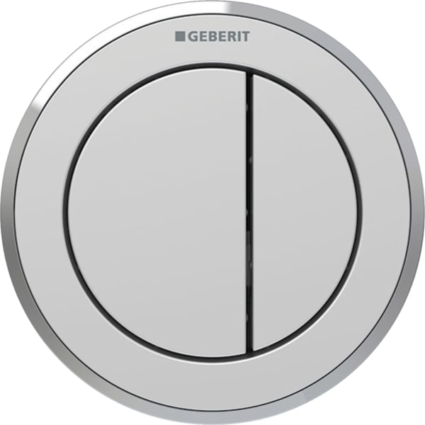 GE Typ 10 Fernbetätigung, rund, pmeum. 2-M-Sp., Möbeldrücker, chrma, Etc / chrg
