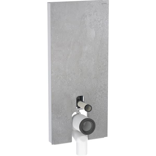 GE Monolith Plus Sanitärmodul f. SWC 114cm Steinzeug Betonoptik, Alu.