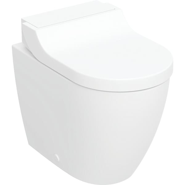 GE Geberit AquaClean Tuma Comfort WC-Komplettanlage Stand-WC, Glas weiß