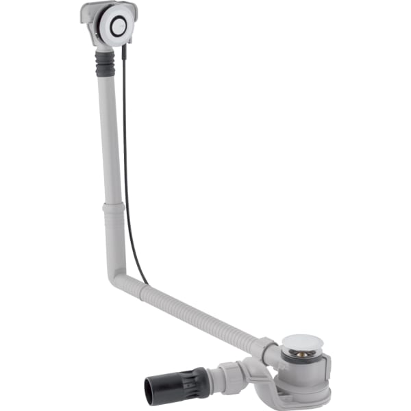 GE BW-Ablauf, mit PushControl d52 L:50cm, mit Fertigbauset, DN40/50, chrg