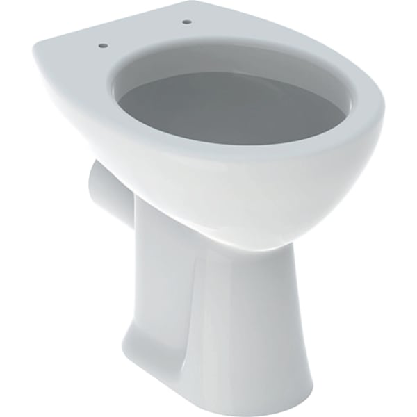 GE Renova Stand-WC Tiefspüler Abgang horizontal, weiß