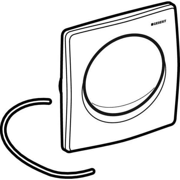 GE Samba BetPl. für UR-Steuerung mit pneumatischer Sp-Ausl. weiß-alpin