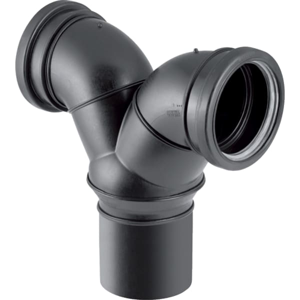 GE Silent-db20 Doppelanschlussbogen 90Gr