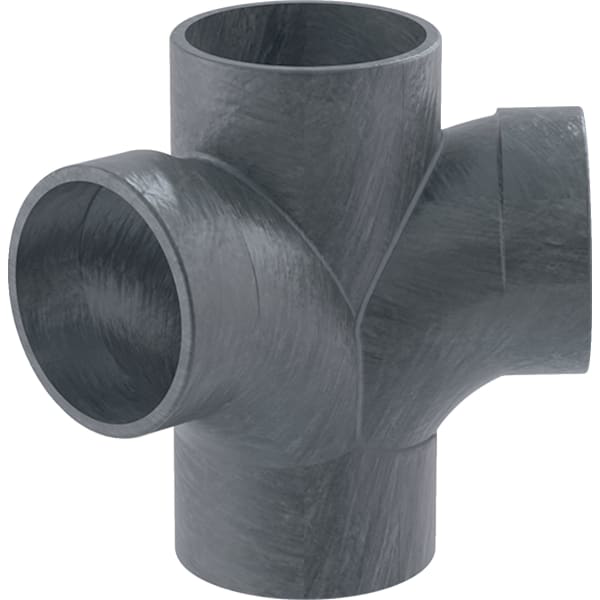 GE Silent-db20 Bogeneckabzweig 88,5/135Gr d110/110
