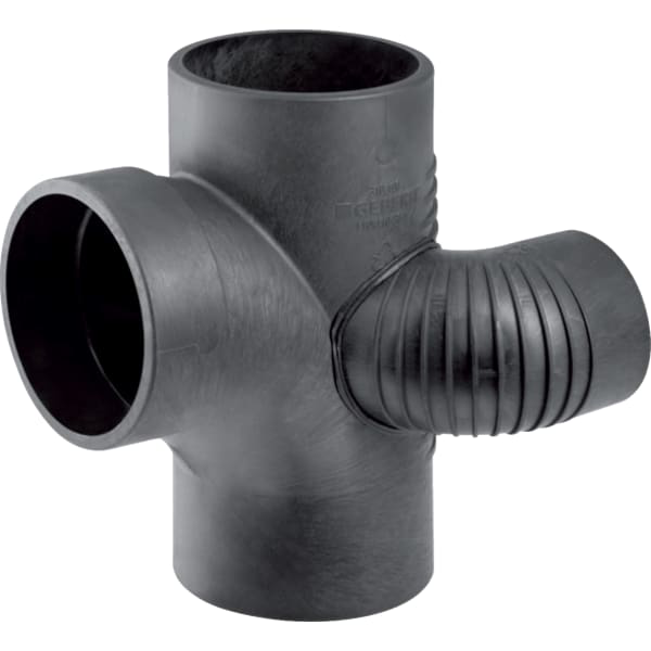 GE Silent-db20 Schachtbogenabzweig 88,5Gr links d110/90/75
