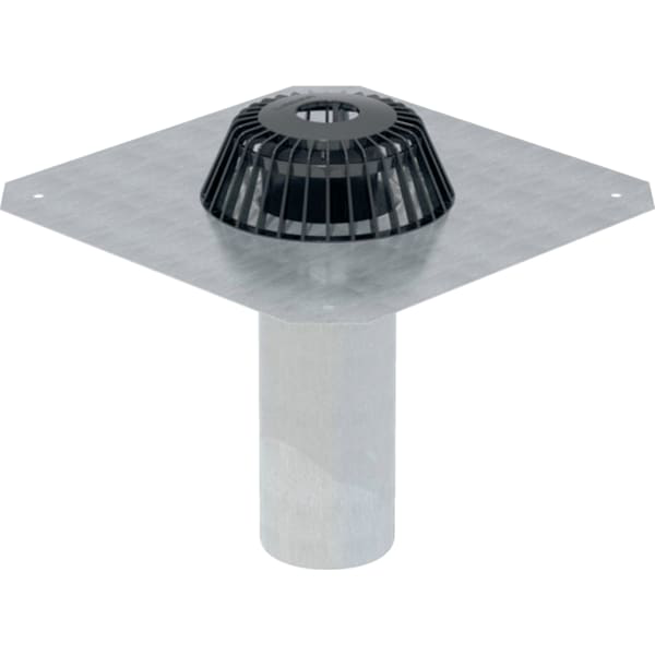 GE Dachwassereinlauf mit Anschlussblech d110 6L/s
