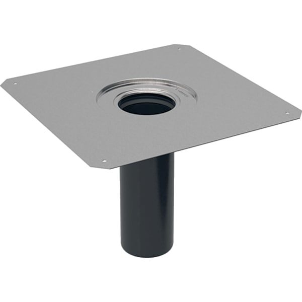 GE Pluvia Dampfsperrenanschluss d90, 25l/s, CrNi-Stahl 1.4301