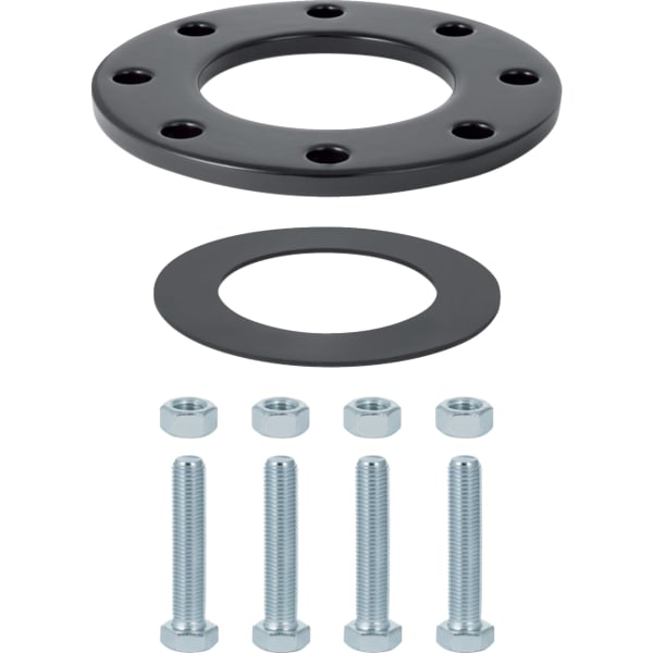 Bride PE Geberit D125 - Système De Drainage - 1 Pièce - 251x248x15mm