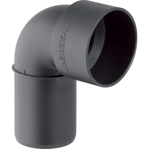 Geberit Silent-PP connection bend 90°: d=32mm, d1=46mm 