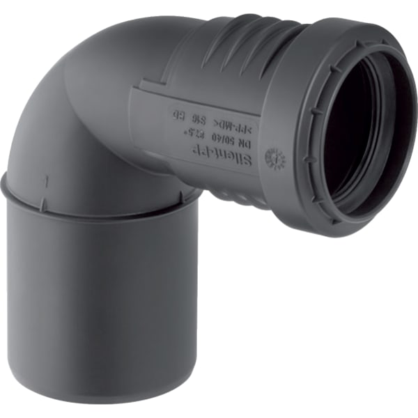 Geberit Silent-PP reducing bend 87.5°: d=40mm, d1=50mm 