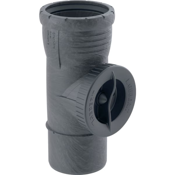 Regard de visite 90° Silent-Pro avec ouverture de service ronde: d=50 