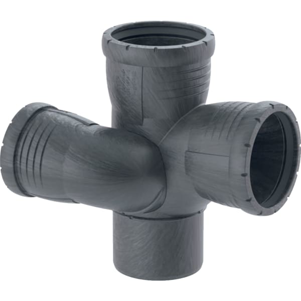 GE Silent-Pro Schachtbogenabzweig 87,5Gr d110/75/90 rechts