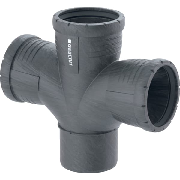 GE Silent-Pro Bogenabzweig 2-fach 87,5Gr d125/110