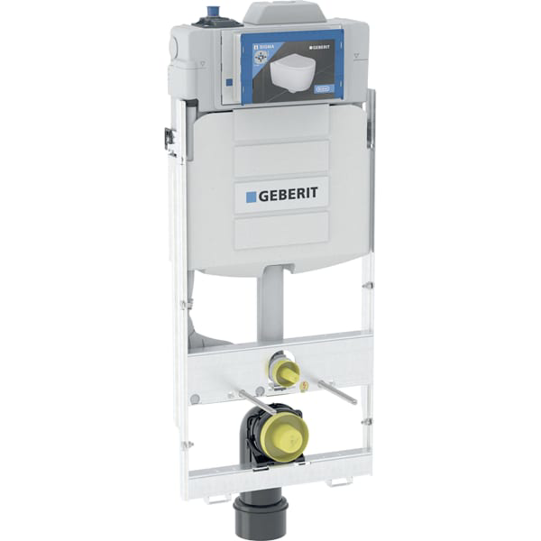 GE GIS Element für WWC, 125 cm mit Sigma UP-SPK 12cm für Hygienesp./1 WA o. S-St.