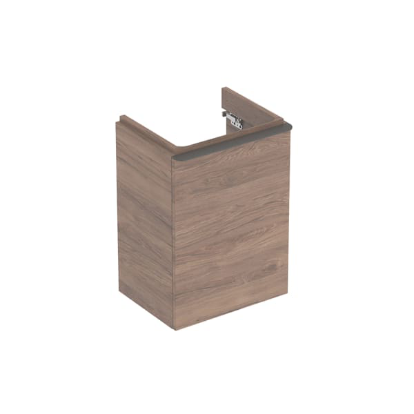 GE Smyle US für HWB, eckig, m. 1 Tür li 44,2x61,7x35,6cm, Nussbaum
