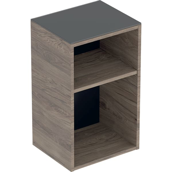 GE Smyle Seitenschrank, eckig, offen 36x60x29,9cm, Nussbaum