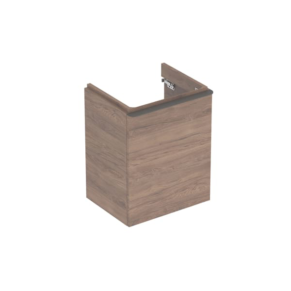GE Smyle US für HWB, eckig, m. 1 Tür li 49,2x61,7x40,6cm, Nussbaum