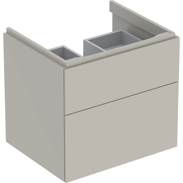 GE Xeno2 Unterschrank f. WT, 2 Schubl. 58x53x46,2cm, greige