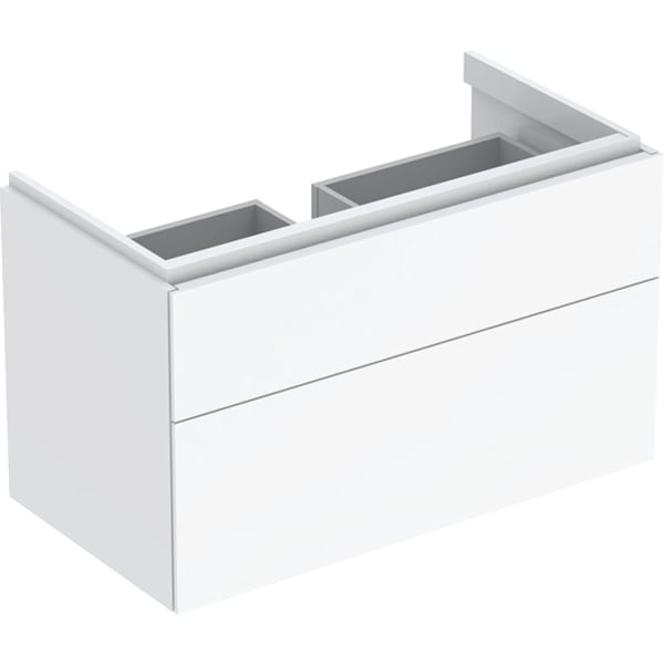GE Xeno2 Unterschrank f. WT, 2 Schubl. 88x53x46,2cm, weiß