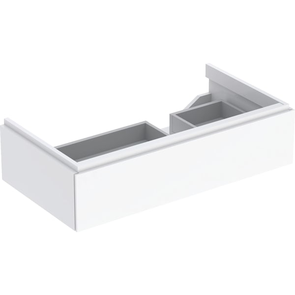 GE Xeno2 Unterschrank f. WT m. Ablg. li m .1 Schubl., 88x22x46,2cm, weiß