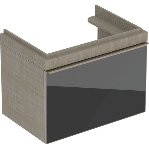 GE Citterio US für WT, mit 1 Schublade 73,4x55,4x50,4cm, Eiche graubraun