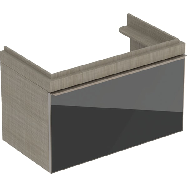 GE Citterio US für WT, mit 1 Schublade 88,4x55,4x50,4cm, Eiche graubraun