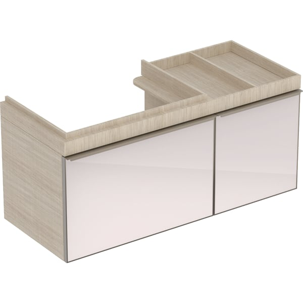GE Citterio US f. WT, 2 Schubl. Ablg. re 118,4x55,4x50,4cm, Eiche beige