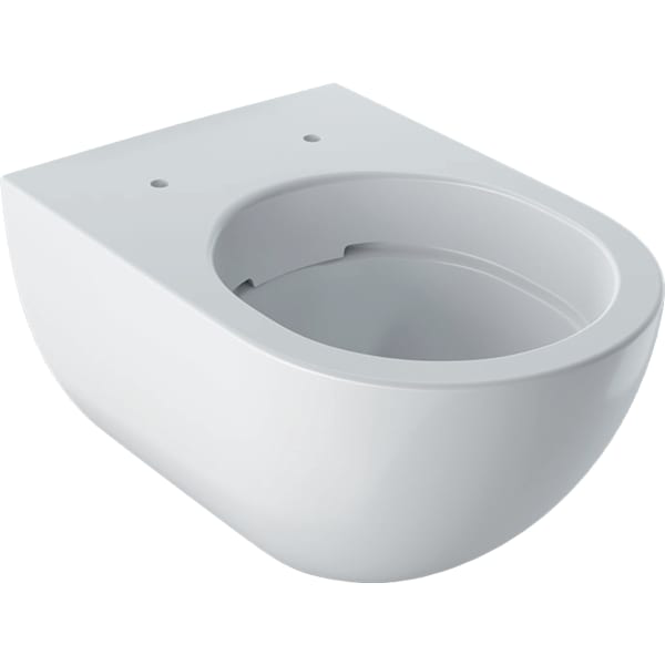 GE Acanto Wand-WC Tiefspüler geschlossene Form, Rimfree, weiß