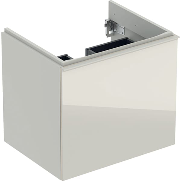 GE Acanto Unterschrank für WT, 1 Schubl. 1 I.-Schubl., 59,5x53,5x47,5cm, sandgrau