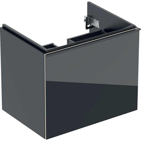 GE Acanto Unterschrank für WT, 1 Schubl. 1 Innenschubl., 64x53,5x47,5cm, schwarz