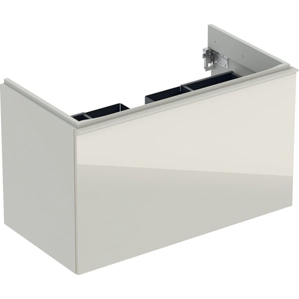 GE Acanto Unterschrank für WT, 1 Schubl. 1 Innenschubl., 89x53,5x47,5cm, sandgrau