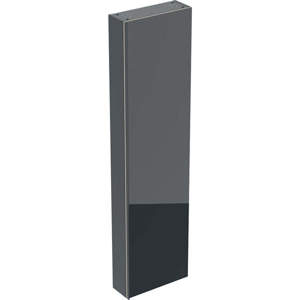 GE Acanto Hochschrank mit einer Tür 45x173x17,4cm, schwarz