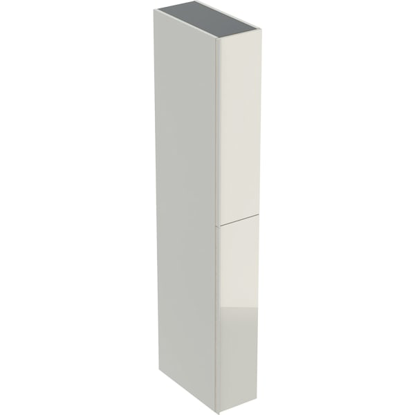GE Acanto Hochschrank mit zwei Auszügen 22x173x47,6cm, sand-grau