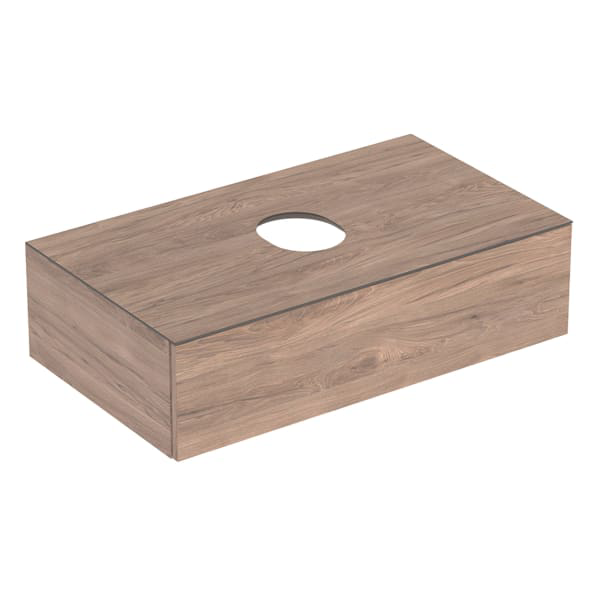 GE VariForm US für AS-WT, m. 1 Schublade 90x24x51cm, Nußbaum hickory