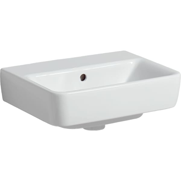 GE Renova Plan Handwaschbecken, 45x34cm o. Hl., m. Ül., weiß, KeraTect