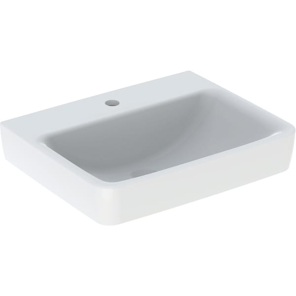 GE Renova Plan Waschtisch, 55x44cm m. Hl., o. Ül., weiß