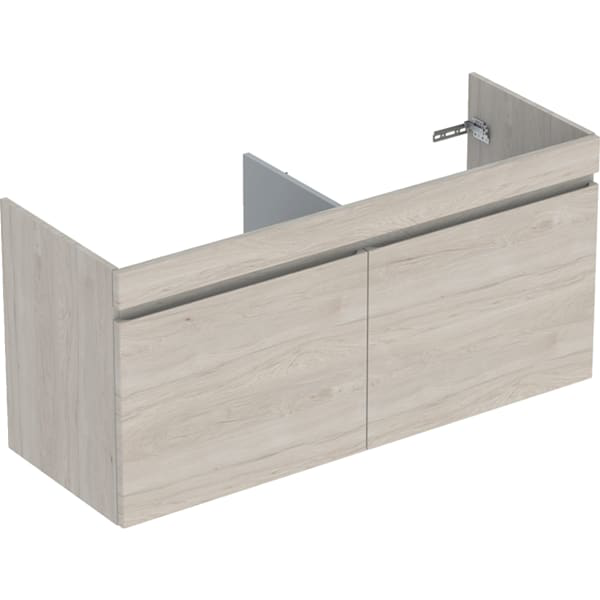 GE Renova Plan US f. DWT m. 2 Schubladen 122,6x60,6x44,6cm, Nussbaum hickory hell