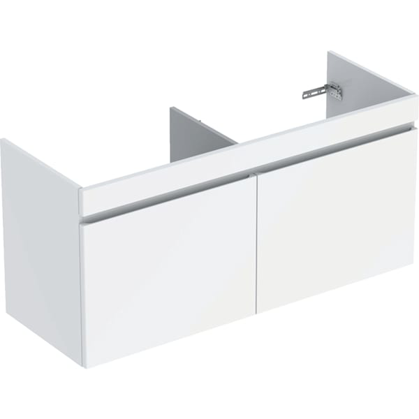 GE Renova Plan US f. DWT m. 2 Schubladen 2 Innenschubl., 122,6x60,6x44,6cm, weiß